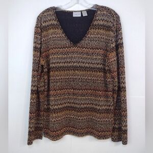 Chicos women's long sleeve top size (3)